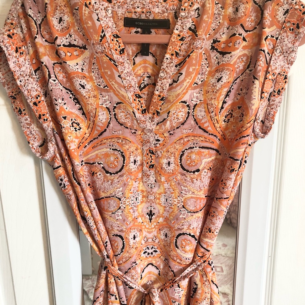 BCBG paisley dress